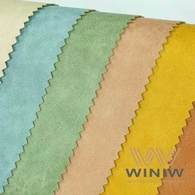DMF Free Garment PU Leather Synthetic 0.5mm 0.6mm 0.7mm Thickness Waterproof