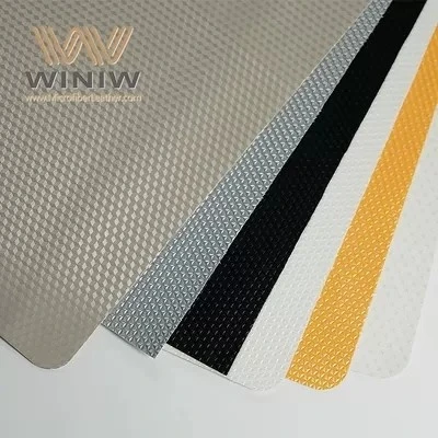 Various Patterns Microfiber Imitation Synthetic Leather Ball Making Leather